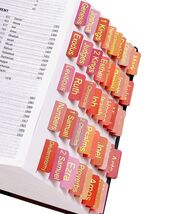 Laminated Bible Tabs for Women and Men, 105 PCS Large Print Index Labels - €8,52 EUR
