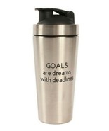 Custom Shaker Bottle Cup 25 oz New Wave Enviro Stainless Steel Protein T... - £18.23 GBP