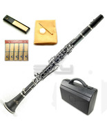 New High Quality Bb Ebonite Clarinet Package German Style Nickle Silver ... - $2,433.61 MXN