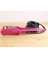Croc Turbo Ion Flat Iron 1.5&quot; Hair Crimping Iron Straightener Pink BC-CR1 - $44.66 CAD
