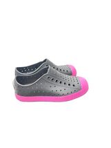 Native Shoes Kids Jefferson Slip-on Sneakers EVA Black/Pink Size C13 - $14.85