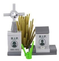 Halloween Scene Gifts Mini Bricks Toys For Kids Cemetery Tombstone Pumpk... - £5.43 GBP