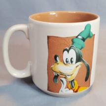 Disney Goofy Coffee Cup Mug Classic Portrait Peach Terracotta 12 Oz Cera... - $16.78