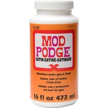 Mod Podge Waterbase Sealer, Glue and Finish, Satin, 16 Ounce - £15.72 GBP