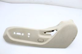 10-13 LEXUS IS250C FRONT LEFT DRIVER SEAT SWITCH TRIM PANEL BEIGE Q6376 image 6