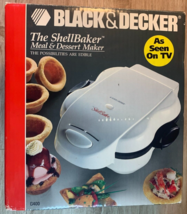 Black+Decker The Shell Baker Meal And Dessert Maker - White: Open Box Llike New - £23.48 GBP
