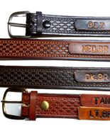 BASKET WEAVE  BELTS * Black - Dark Br -  Medium Br - Light Brown* 1   1/... - $32.95