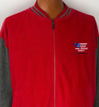 Augusta Sportswear Flag Bomber L Jacket Freedom Sports 2010 Winter Natio... - $59.99