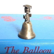 Vintage Enesco Precious Moments Miniature Bell w/ Pewter Graduate Top Graduation - £14.89 GBP