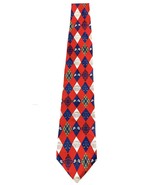 Vintage Tabasco Hot Sauce Flags Pepper Retro Necktie 100% Silk USA - €4,59 EUR
