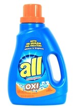 1 Bottle All With Stainlifters 46.5 Oz Oxi Whitens Brightens 26 Loads De... - £17.95 GBP