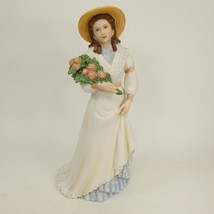 Figurine HOMCO Porcelain Victorian Lady Charlotte Rose #1468  8&quot; Tall SGJHR - $25.00
