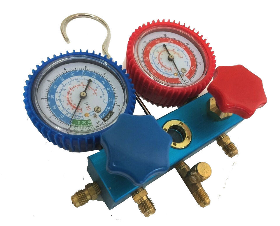 R134a R12 R22 R502 AC Air Conditioner Diagnostic Manifold  Charge Gauge - $23.36