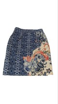 Anthropologie Moulinette Soeurs Mosaic Floral Hawaiian Pencil Skirt Size 4 - £34.88 GBP