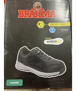 Men&#39;s Brahma Kamden Size 8 Steel Toe Slip Resistant Work Shoes - NEW! - £27.68 GBP