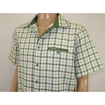 Men 2pc Walking Leisure Suit Short Sleeves By DREAMS Fancy 283-04 Sage Green image 4