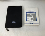 2001 Ford Windstar Owners Manual Handbook Set with Case OEM B04B38020 - $31.49