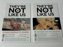 Lot of 2 Comics They&#39;re Not Like Us issue 1 &amp; 3 Stephenson, Gane  Image ... - $14.54