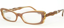 Jean Lafont Paris GLORIA 006 Braune Bernstein / Glitzer Brille 50-15-140mm - $198.39