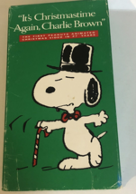 It’s Christmas-time Charlie Brown Vhs Tape Peanuts Snoopy - £4.74 GBP