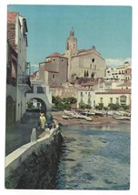 Spain Catalonia Cadaques Costa Brava Port d&#39;Alguer 4X6 Postcard - £3.92 GBP
