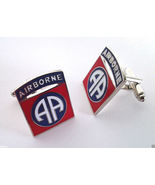 82nd Airborne Division US Army Cuff Links Military 14674-C Free Shipping - $21.98