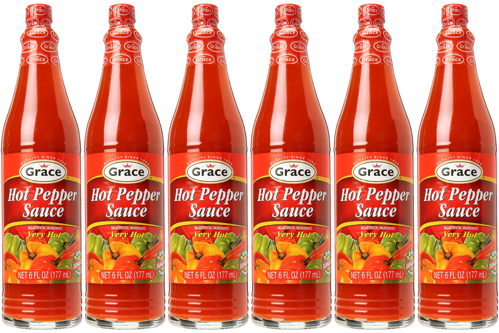 Grace Hot Pepper Sauce 6oz (6 units) - £25.18 GBP