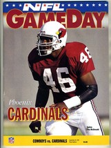 Dallas Cowboys v Phoenix Cardinals NFL Gameday Program 1992 - £19.58 GBP