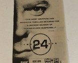24 Twenty Four Print Ad Advertisement Kiefer Sutherland pa7 - £5.40 GBP