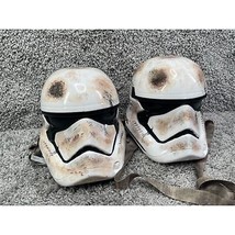Disney Star Wars Stormtrooper Helmet Popcorn Bucket Lot Of 2 - £90.51 GBP