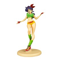 Dragon Fighters Blue Purple Hair Lunch Girl Action Figure Toy Statue U.S - £31.33 GBP