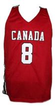 Andrew Wiggins #8 Team Canada Basketball Jersey Sewn Red Any Size image 4