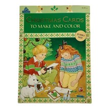 Christmas Cards to Make and Color Jumbo Size Paperback Random House 1989 NOS - £10.68 GBP