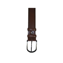 Men Brown Genuine Leather Belt PIERO ROSSI Turkey Soft Full Grain #Brown-B image 2