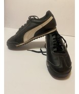 Little Kid&#39;s Puma Roma Size 2.5 C Black And White - $19.02 CAD