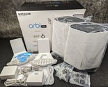 New Open Box NETGEAR Orbi Pro AX6000 Tri-Band Mesh Wi-Fi 6 System (Set o... - £303.04 GBP