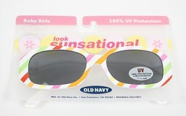 OLD NAVY BABY GIRL NWT SUNGLASSES COLORFUL STRIPES 100% UV PROTECTION ON... - $75.07 MXN