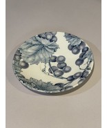 Royal Stafford Fine Earthenware England Blue Grape &amp; Leaves Saucer Plate - $330.09 MXN