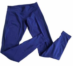 EUC -Lululemon Fast Free Tight 30&quot; Blue Leggings Size 8 Coin Pocket Only - £29.06 GBP