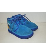 Ugg Sesame Street Cookie Monster Blue Boots Youth Size 3 Little Kids 112... - $40.43 CAD
