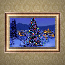  Craft Home Decor 5D Diamond DIY Embroidery Christmas Tree Painting Cros... - $5.99