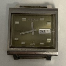 1970s Seiko 17j Rectangular Stainless Steel Automatic Watch 6106-5009 DX... - $143.50