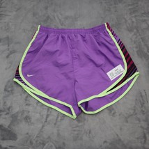Nike Shorts Womens M Purple Dri Fit Dolphin Style Active Work Out Fitnes... - £17.93 GBP
