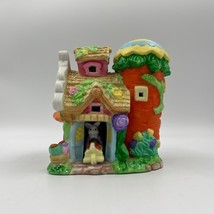 2002 Hoppy Hollow Easter Village Bunny Carrot Silo Spring - $18.99