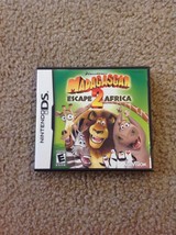 Nintendo DS Madagascar Escape 2 Africa (Manual, box and game) - $5.86