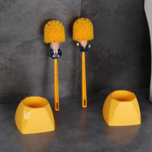 FDT novelty toilet brush with Holder Trump Make Toilets Clean Again - $17.20 CAD
