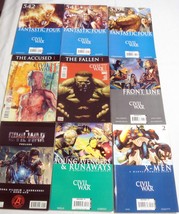 9 Marvel Civil War Comics Prelude, The Accused, The Fallen, Fantastic Four - $9.99
