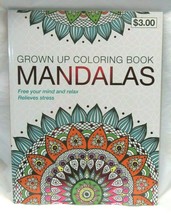 Grown Up Adult Coloring Book Mandalas 32 Pages - £2.40 GBP