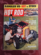 Rare HOT ROD Car Magazine April 1963 Rambler V-8 Roadsters Riverside 500 - $21.60