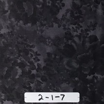 1.5 yds Rose Pattern Fabric Black Made In USA (2-1-7B) - £20.57 GBP